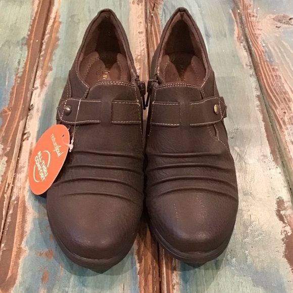 SOUL NWT Naturalizer Kariano Bootie Size 7 Ankle Boots Brown Comfort Shoes - Picture 4 of 11